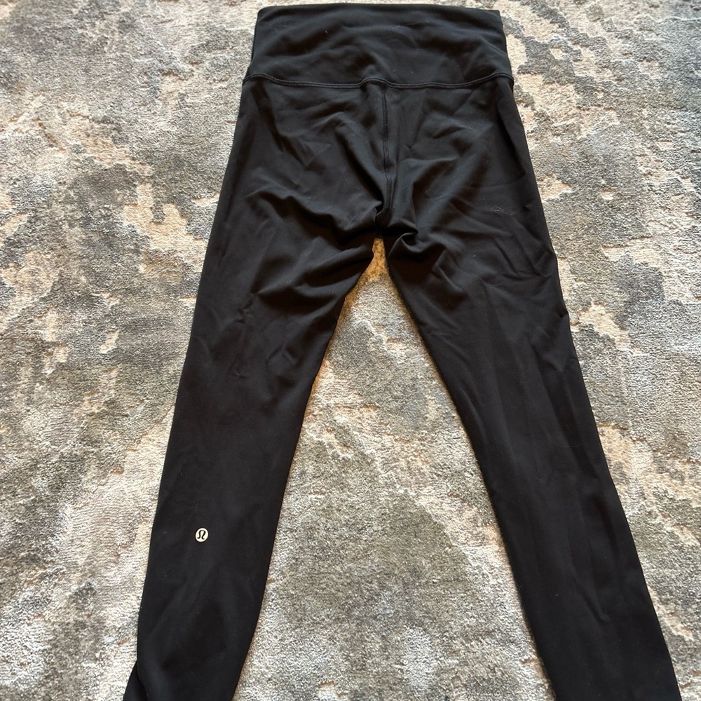 Lululemon Athletica Black High-Waisted Leggings - Picture 2 of 2